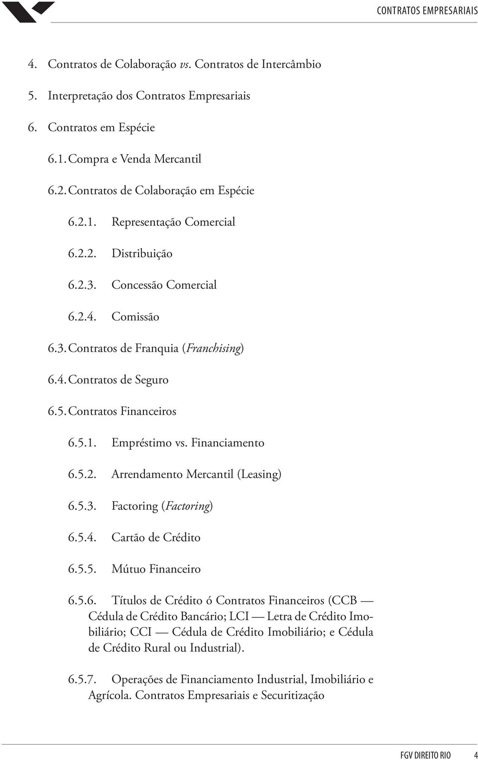 5.3. Factoring (Factoring) 6.