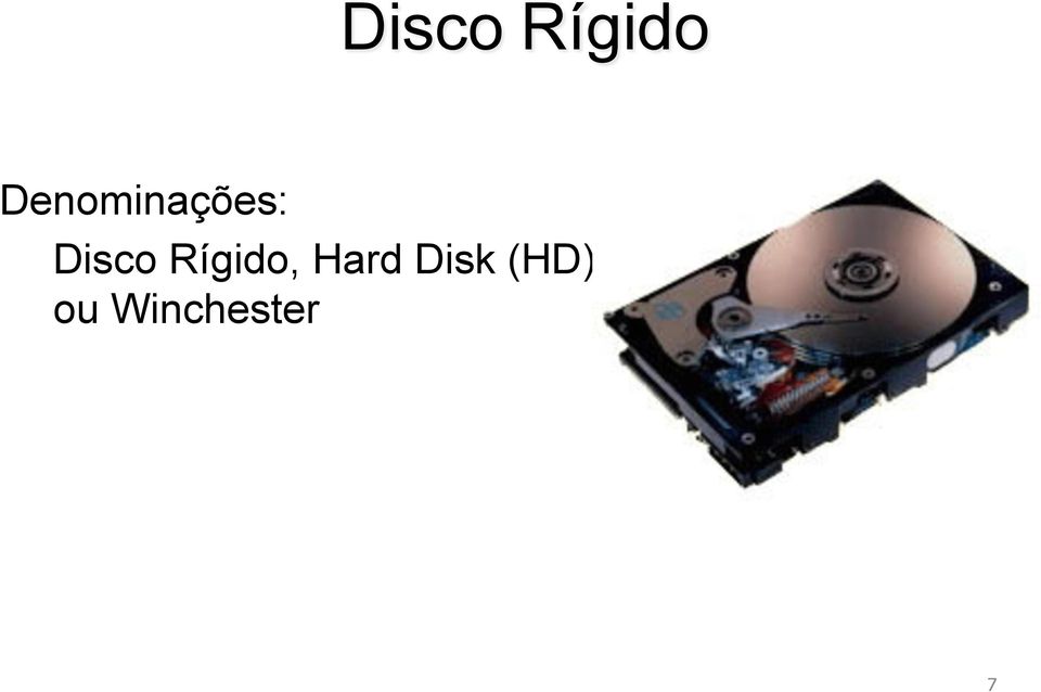 Hard Disk (HD) ou