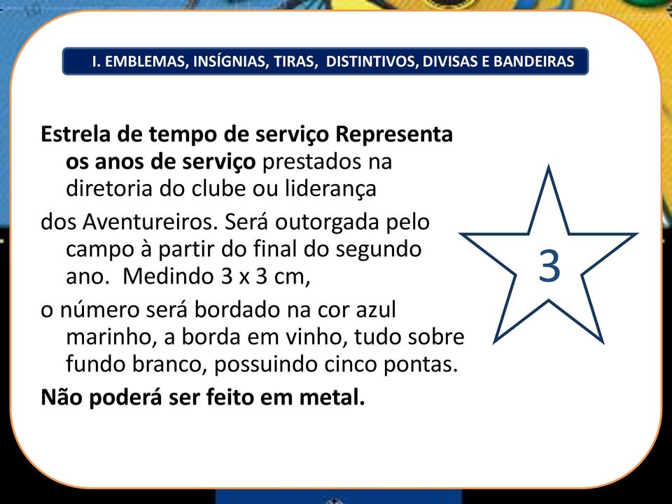 Será outorgada pelo campo à partir do final do segundo ano.