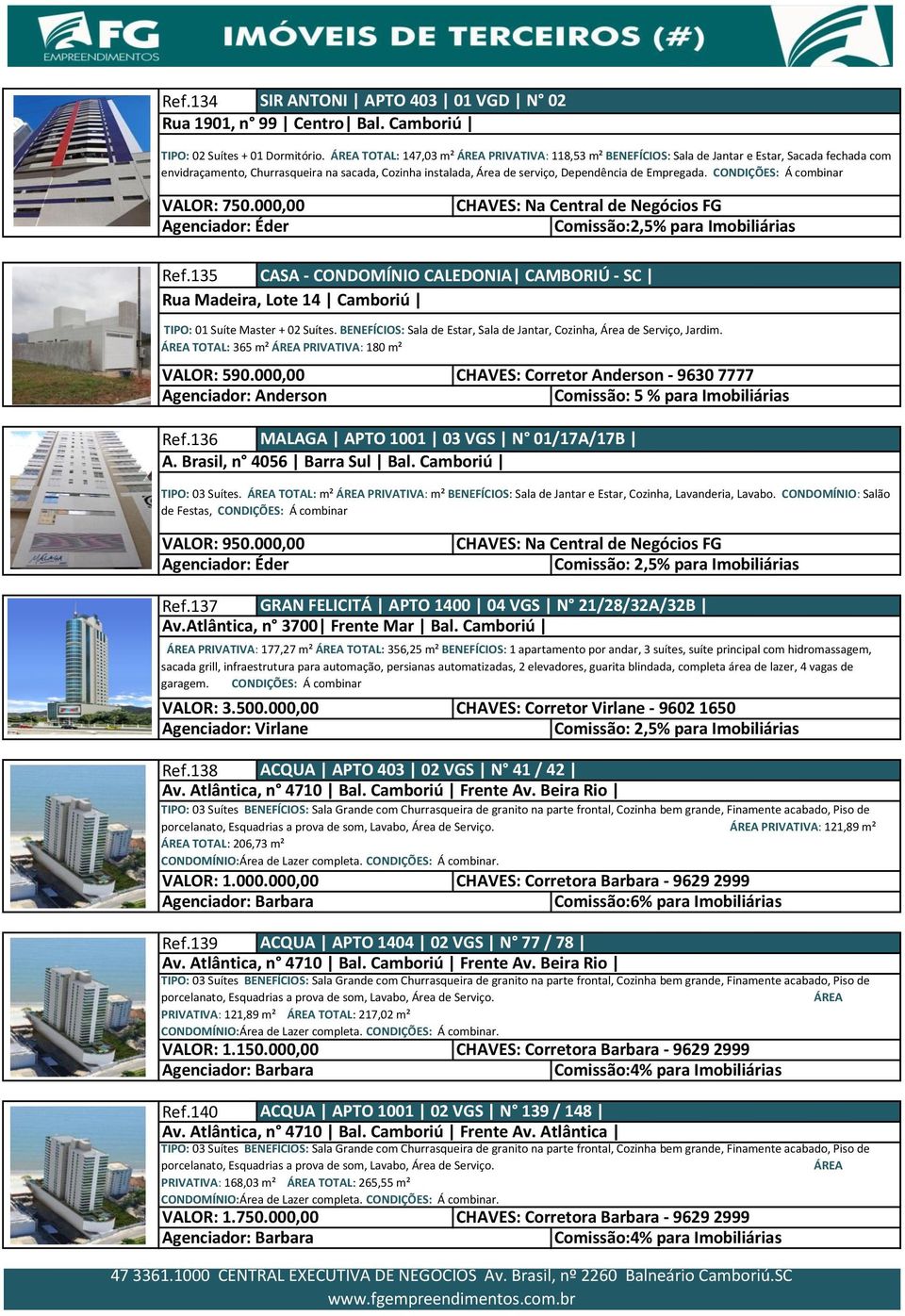 Empregada. CONDIÇÕES: Á combinar VALOR: 750.000,00 Agenciador: Éder Comissão:2,5% para Imobiliárias Ref.