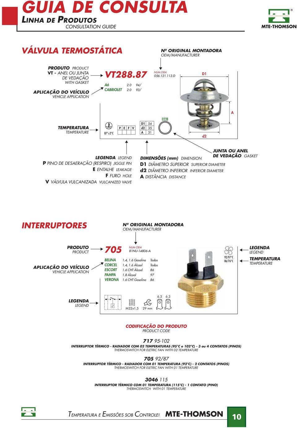 D D1 A TEMPERATURA TEMPERATURE 87 ±2 C D1 54 d2 35 A 31 0228 d2 LEGENDA LEGEND P PINO DE DESAERAÇÃO (RESPIRO) JIGGLE PIN E ENTALHE LEAKAGE F FURO HOLE V VÁLVULA VULCANIZADA VULCANIZED VALVE JUNTA OU