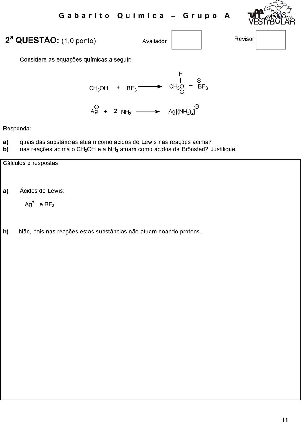 como ácidos de Lewis nas reações acima? b) nas reações acima o CH 3 OH e a NH 3 atuam como ácidos de Brönsted?