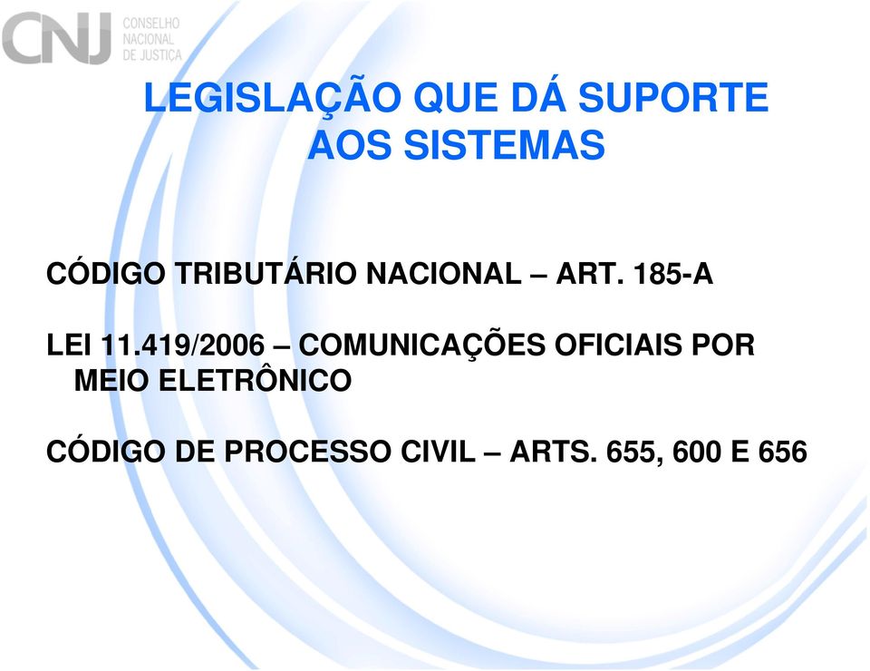 419/2006 COMUNICAÇÕES OFICIAIS POR MEIO