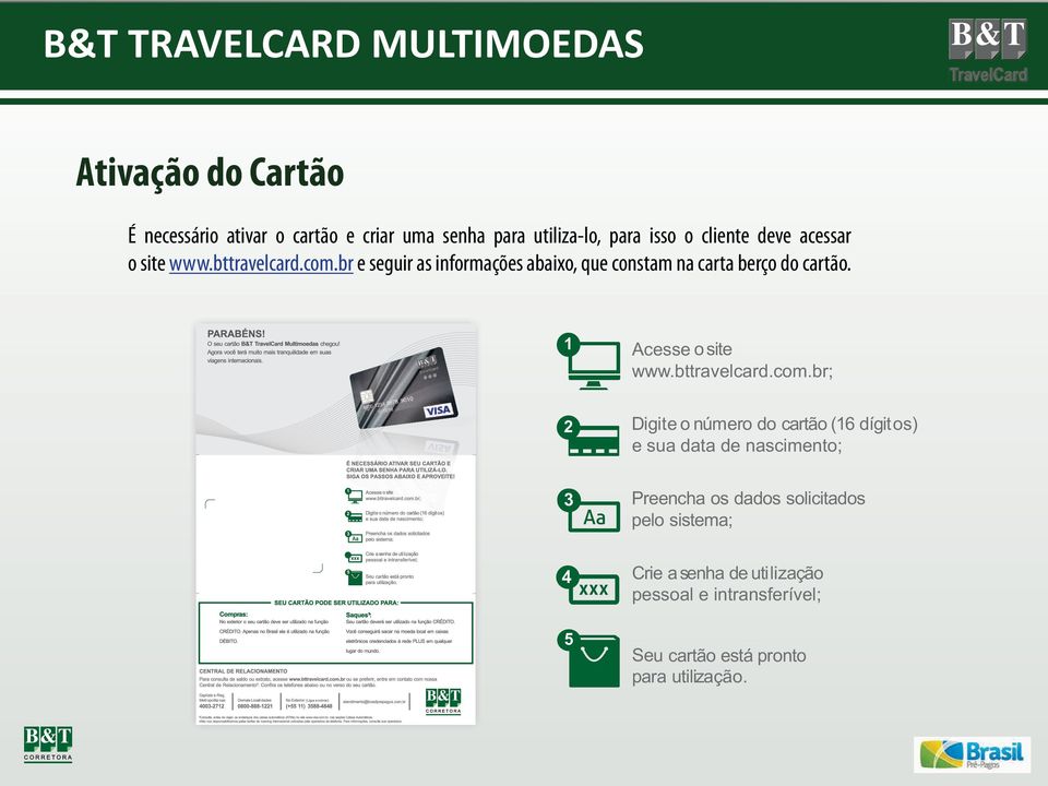 1 Acesse o site www.bttravelcard.com.