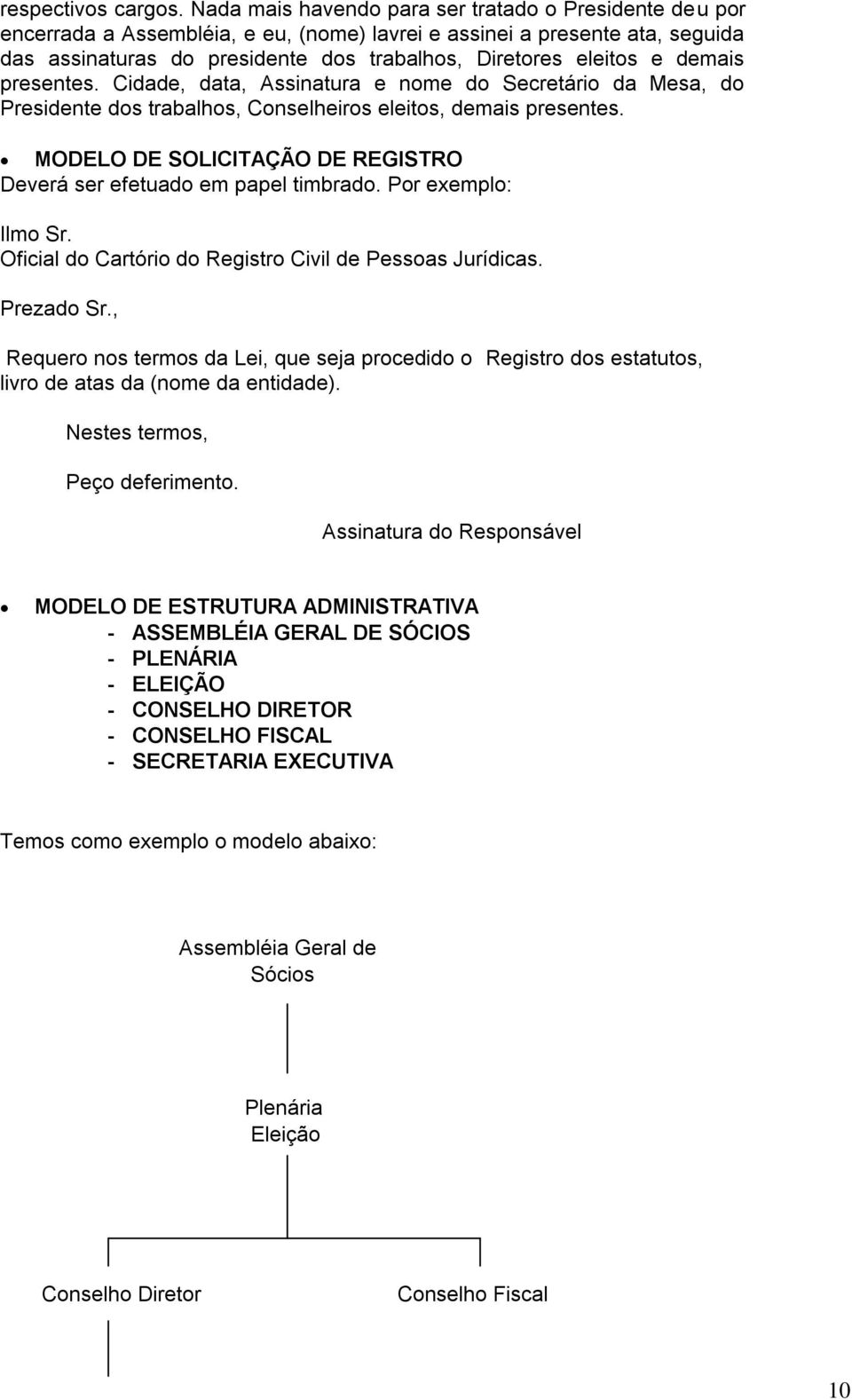 demais presentes. Cidade, data, Assinatura e nome do Secretário da Mesa, do Presidente dos trabalhos, Conselheiros eleitos, demais presentes.