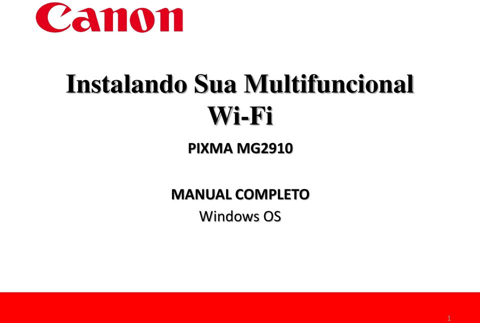 Wi-Fi PIXMA MG2910