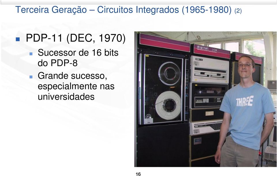 Sucessor de 16 bits do PDP-8 Grande