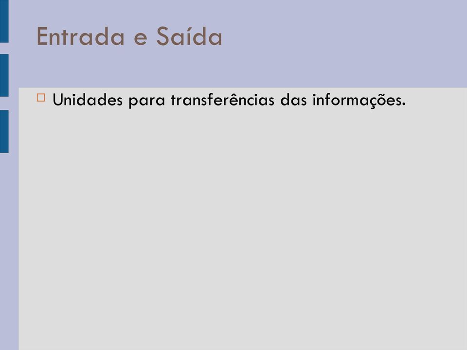 transferências