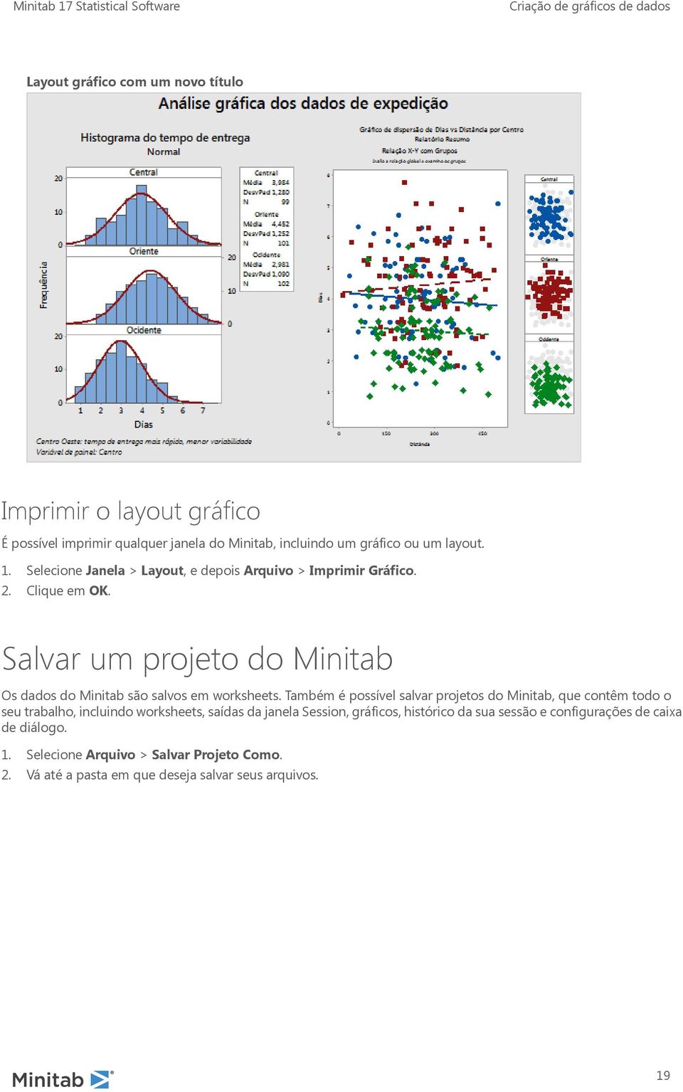 Salvar um projeto do Minitab Os dados do Minitab são salvos em worksheets.