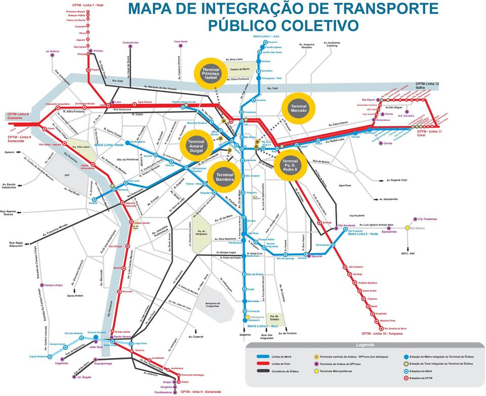 - Azul Cachoeirinha Casa Verde Tucuruvi Av. Guilherme Av. Joaquina Cotching Parada Inglesa Ramalho Jardim São Paulo Av. C a e tano Alva re s Av. Braz Leme Santana Av.