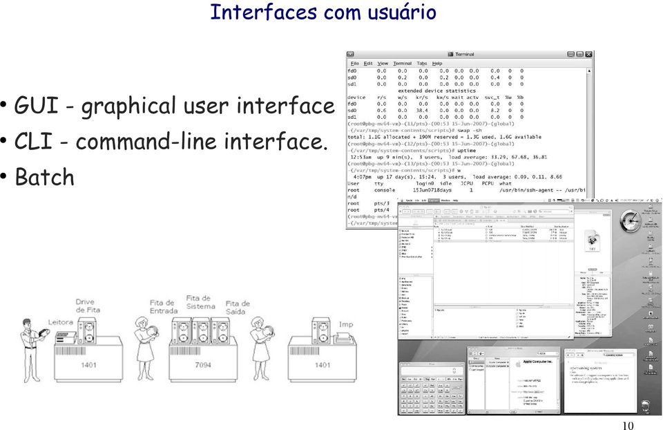 interface CLI -