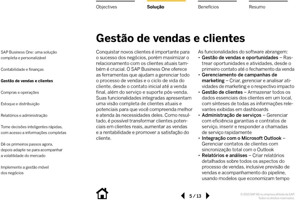 Suas funcionalidades integradas apresentam uma visão completa de clientes atuais e potenciais para que você compreenda melhor e atenda às necessidades deles.