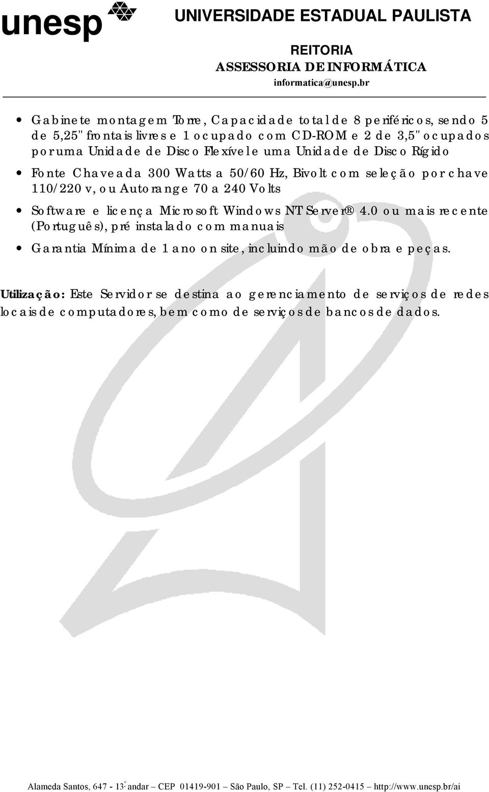 Software e licença Microsoft Windows NT Server 4.