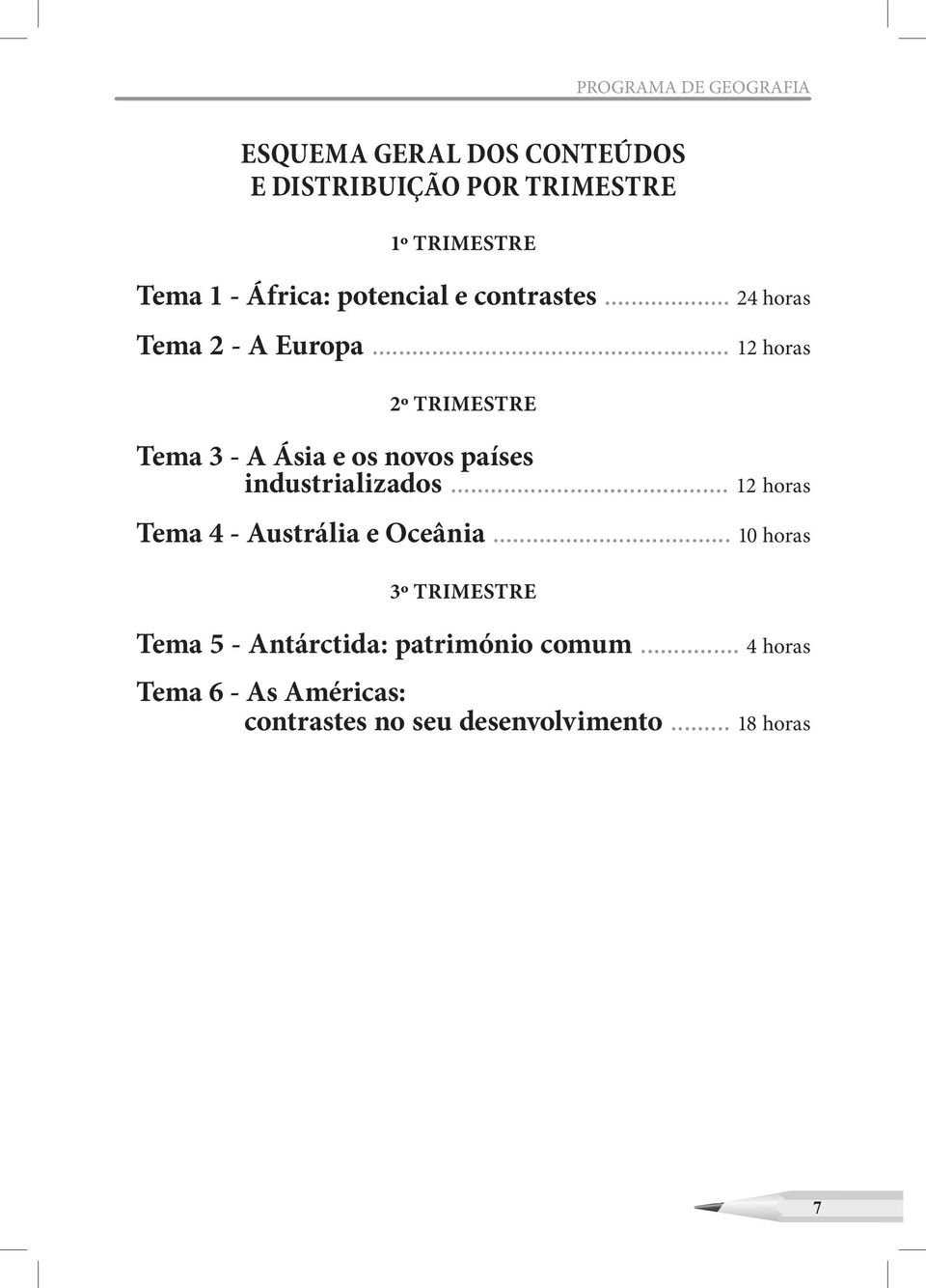 .. 12 horas 2º TRIMESTRE Tema 3 - A Ásia e os novos países industrializados.