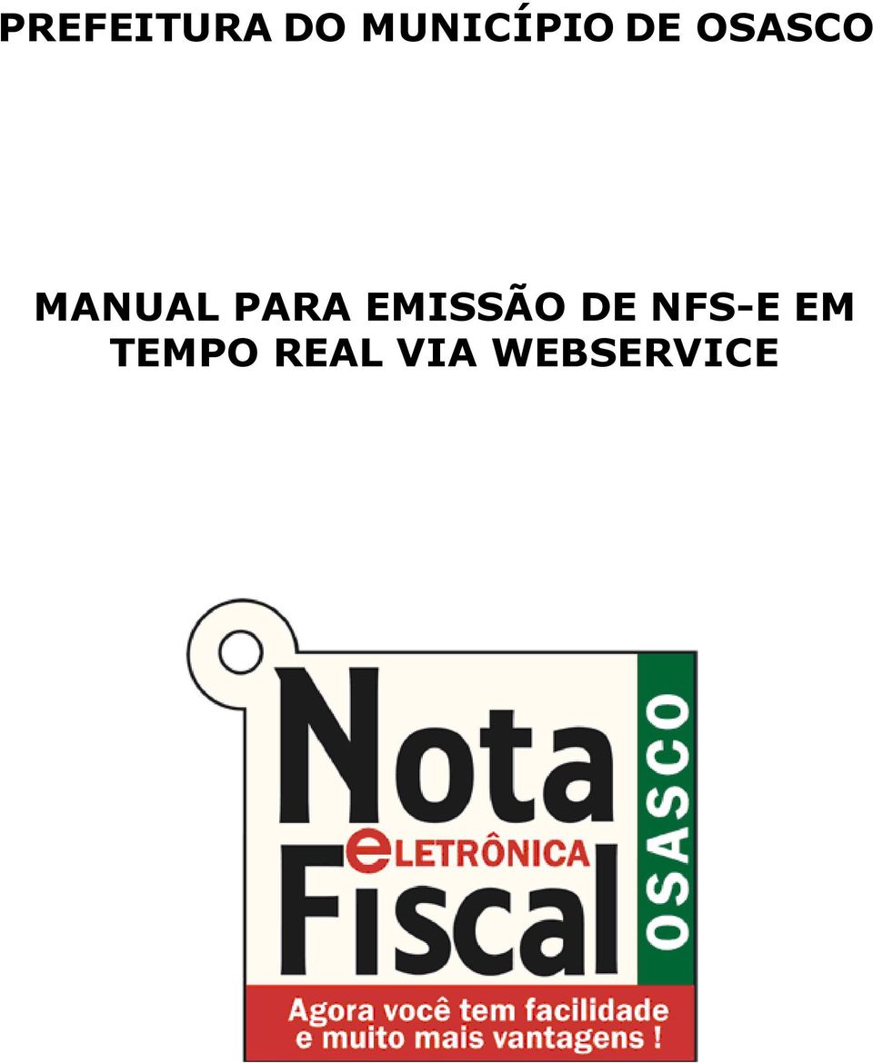 MANUAL PARA EMISSÃO DE