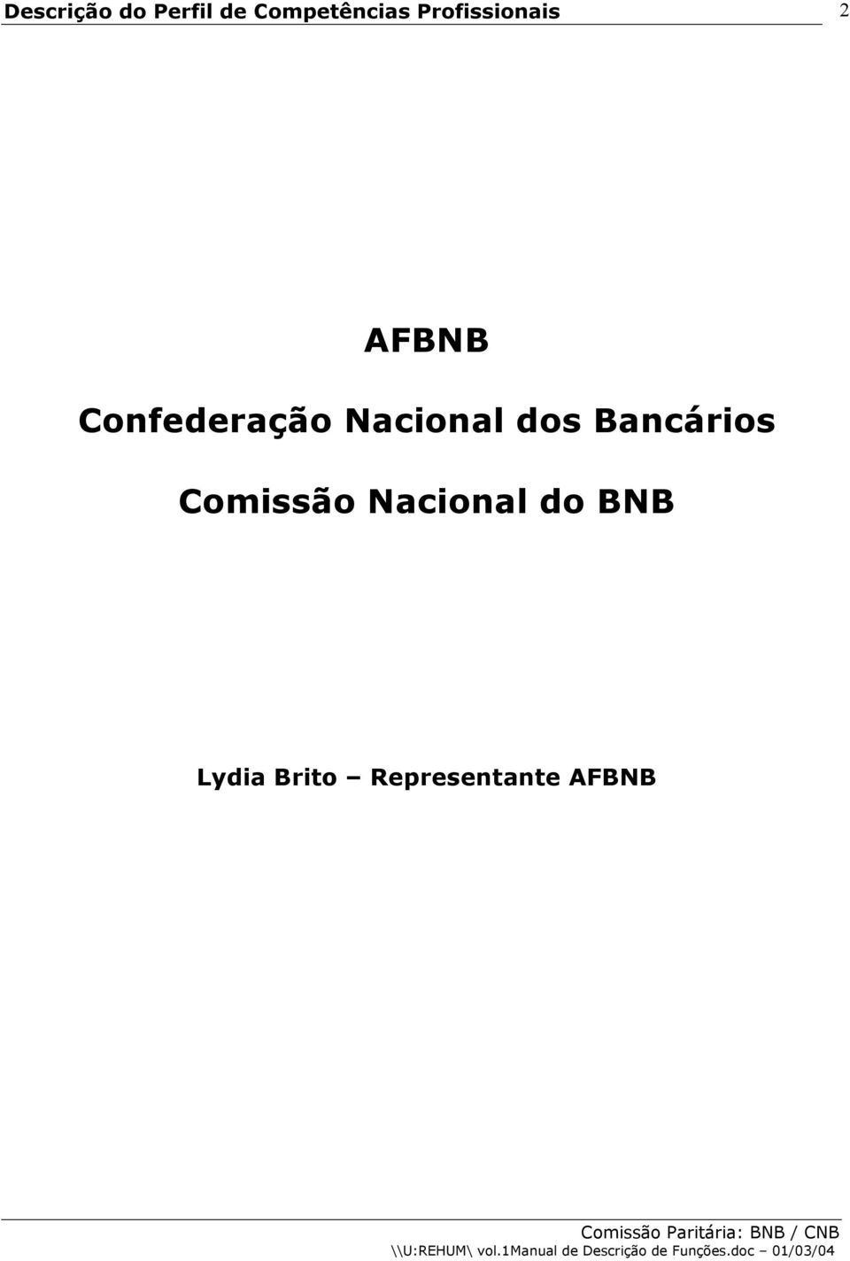 Comissão Nacional do BNB