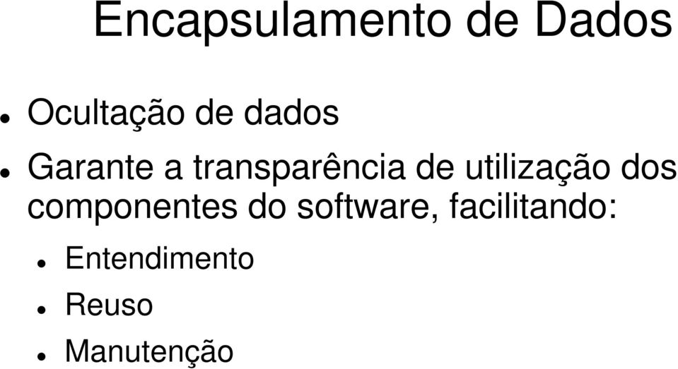 utilização dos componentes do