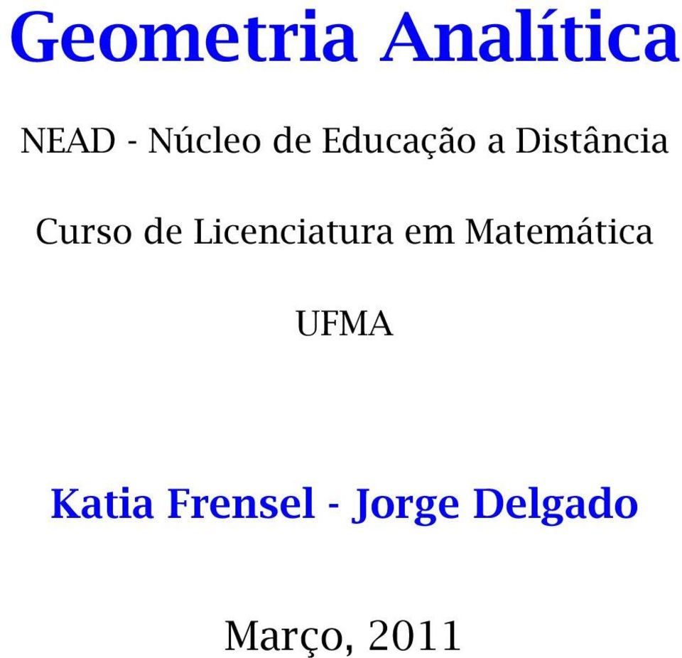 Licenciatura em Matemática UFMA
