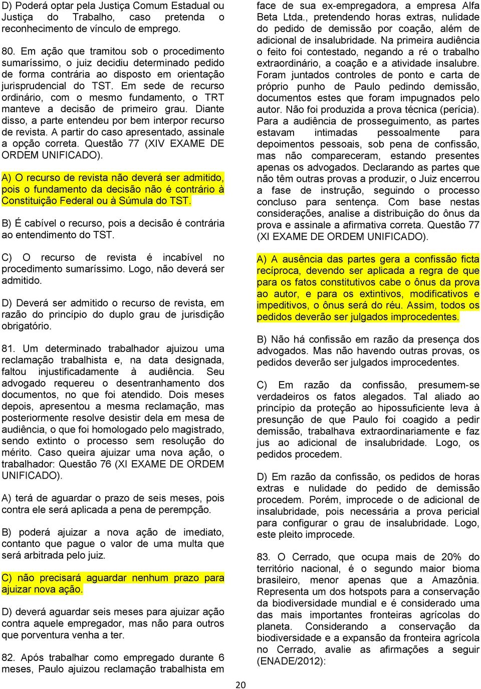 Em sede de recurso ordinário, com o mesmo fundamento, o TRT manteve a decisão de primeiro grau. Diante disso, a parte entendeu por bem interpor recurso de revista.