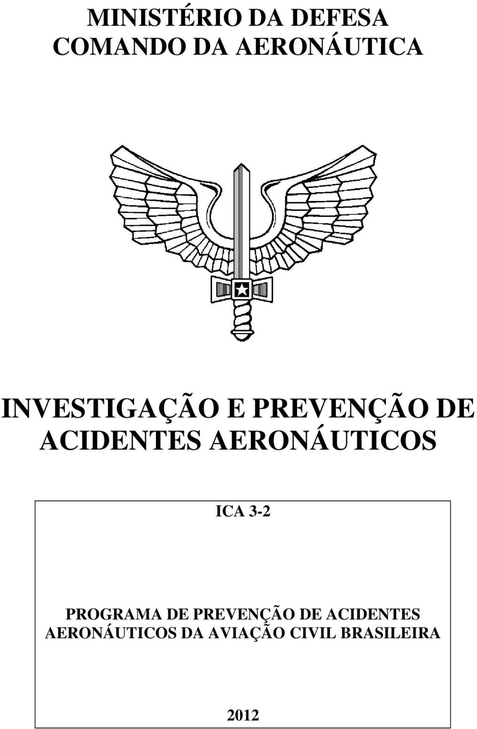 AERONÁUTICOS ICA 3-2 PROGRAMA DE PREVENÇÃO DE