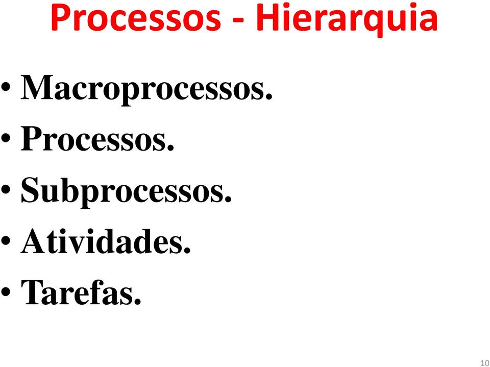 Macroprocessos.