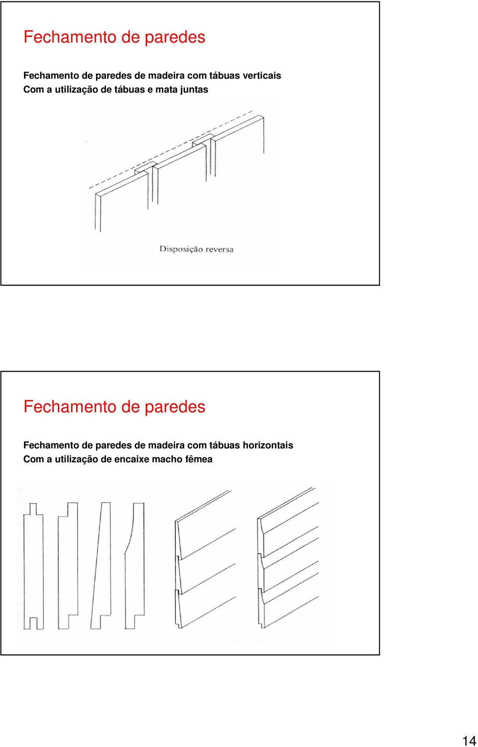 madeira com tábuas horizontais Com a