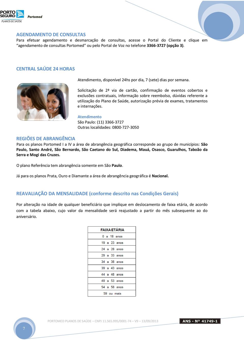 Solicitação de 2ª via de cartão, confirmação de eventos cobertos e exclusões contratuais, informação sobre reembolso, dúvidas referente a utilização do Plano de Saúde, autorização prévia de exames,