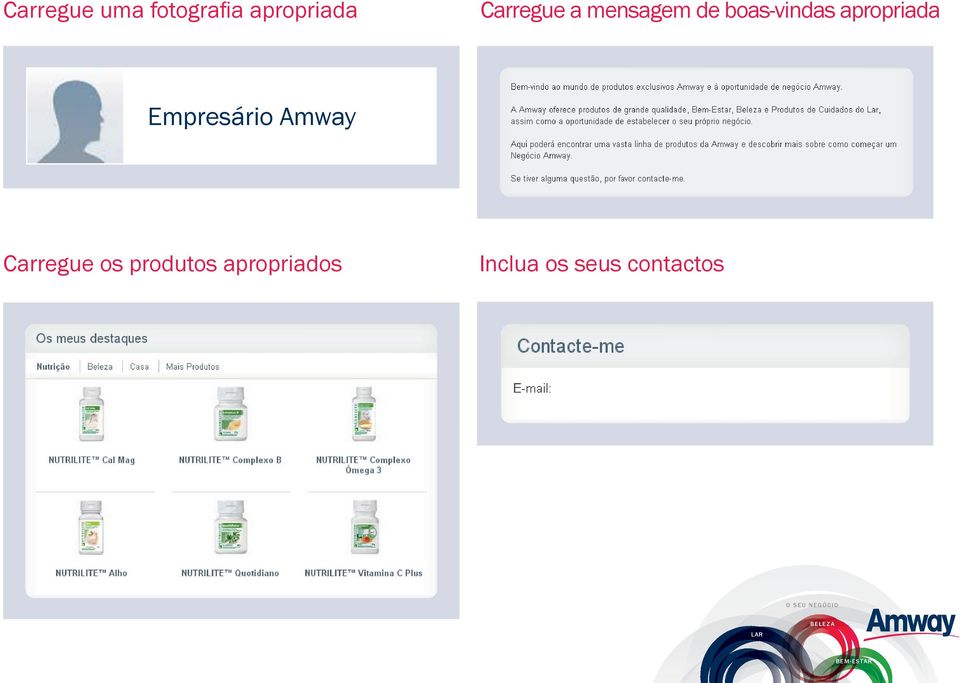 apropriada Empresário Amway Carregue