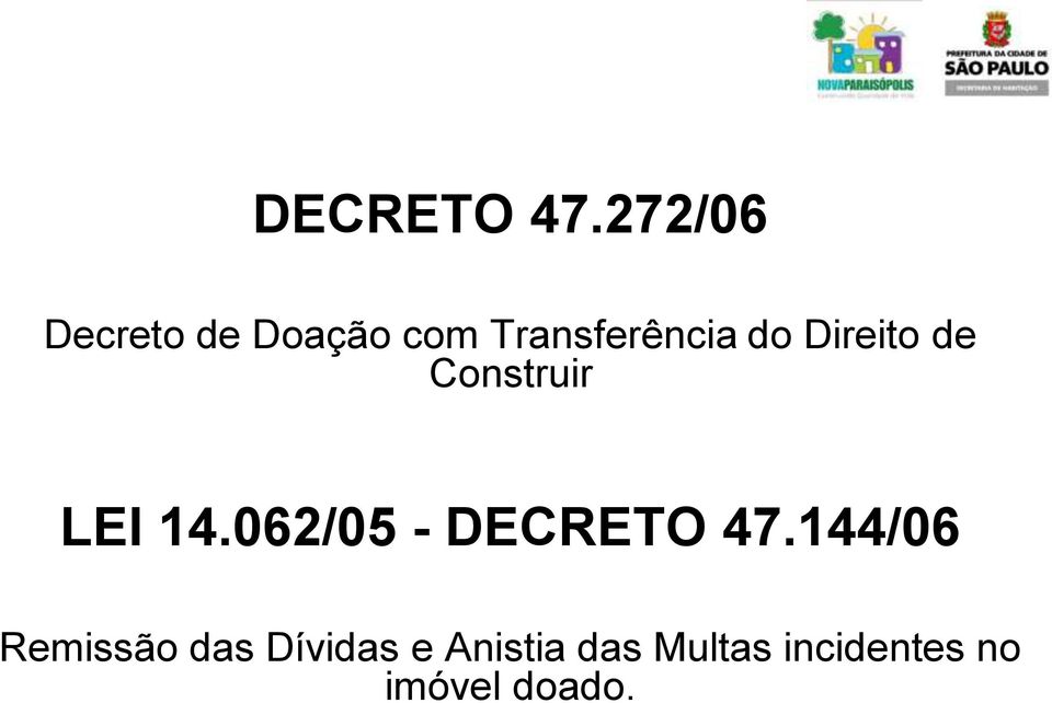 Direito de Construir LEI 14.