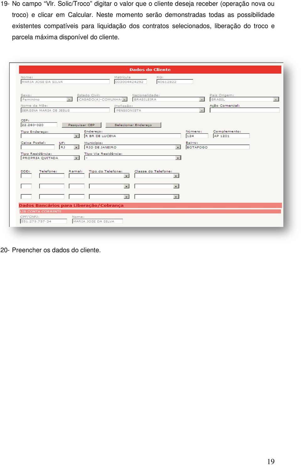 clicar em Calcular.