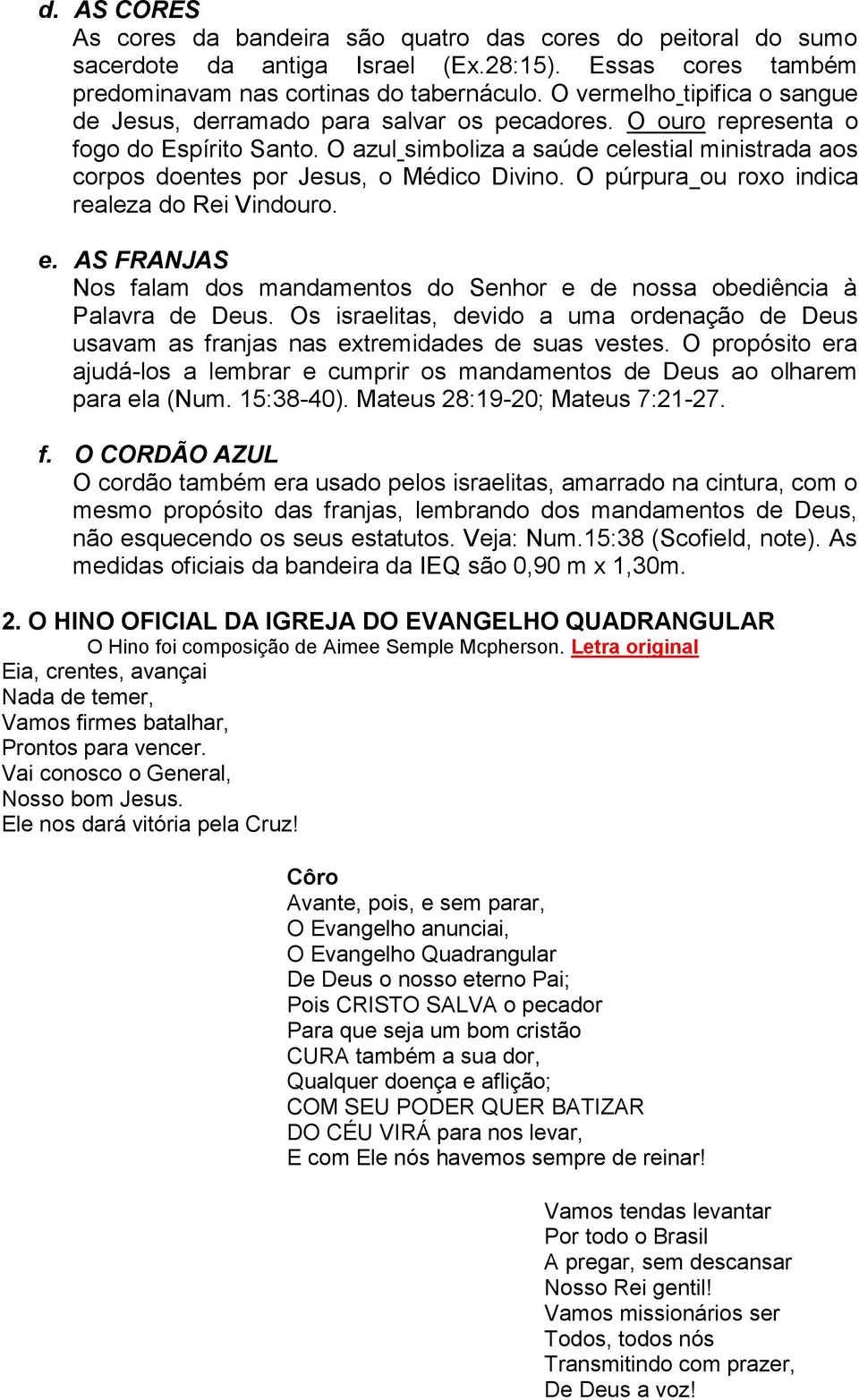 PREPARAÇÃO PARA PROVA DOS POSTULANTES XXXIX CONVENÇÃO ESTADUAL DE SÃO PAULO  ANO - PDF Free Download