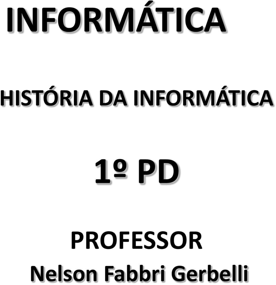 PROFESSOR Nelson