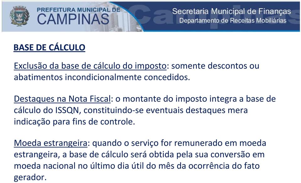 destaques mera indicação para fins de controle.