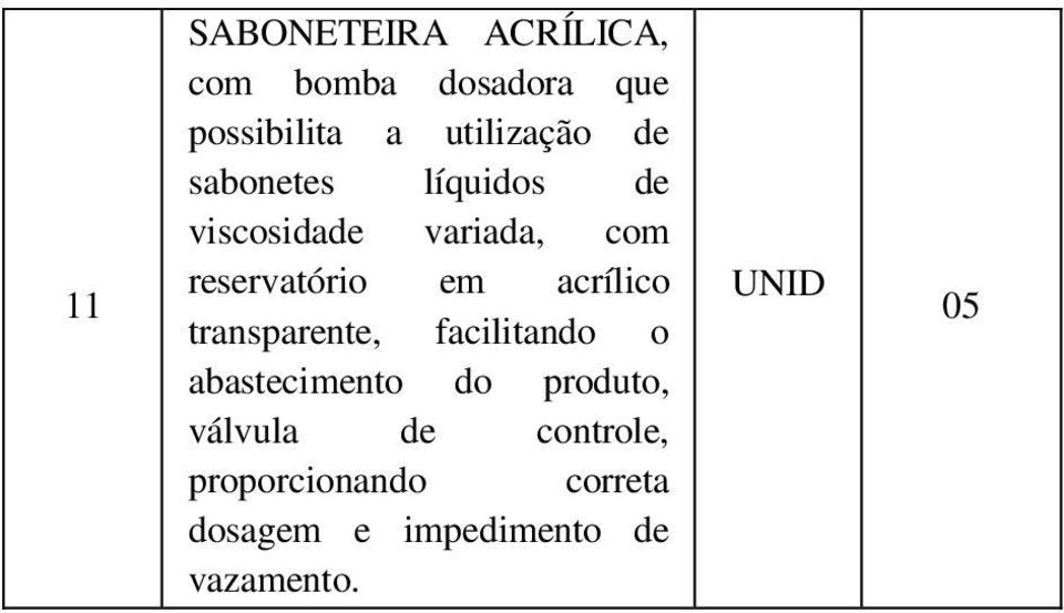 reservatório em acrílico transparente, facilitando o abastecimento do