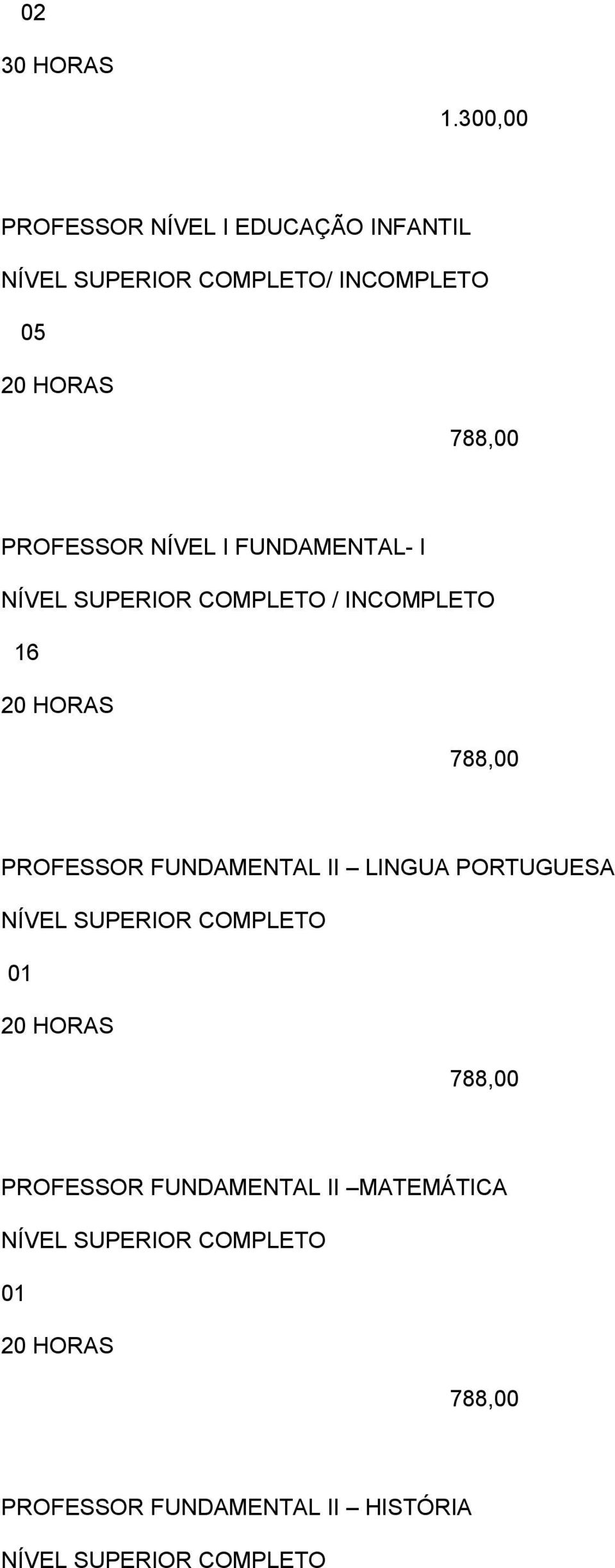 INCOMPLETO 16 PROFESSOR FUNDAMENTAL II LINGUA