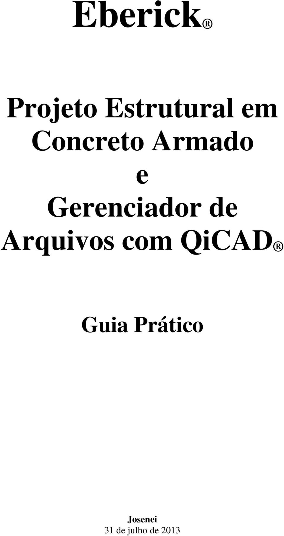 de Arquivos com QiCAD Guia