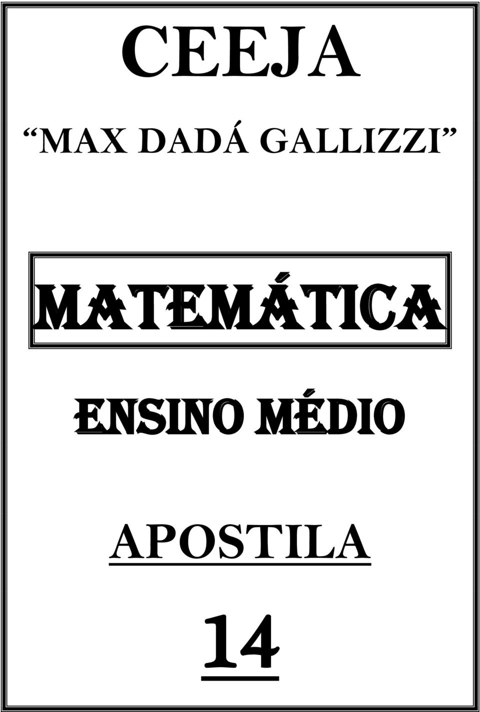 MATEMÁTICA