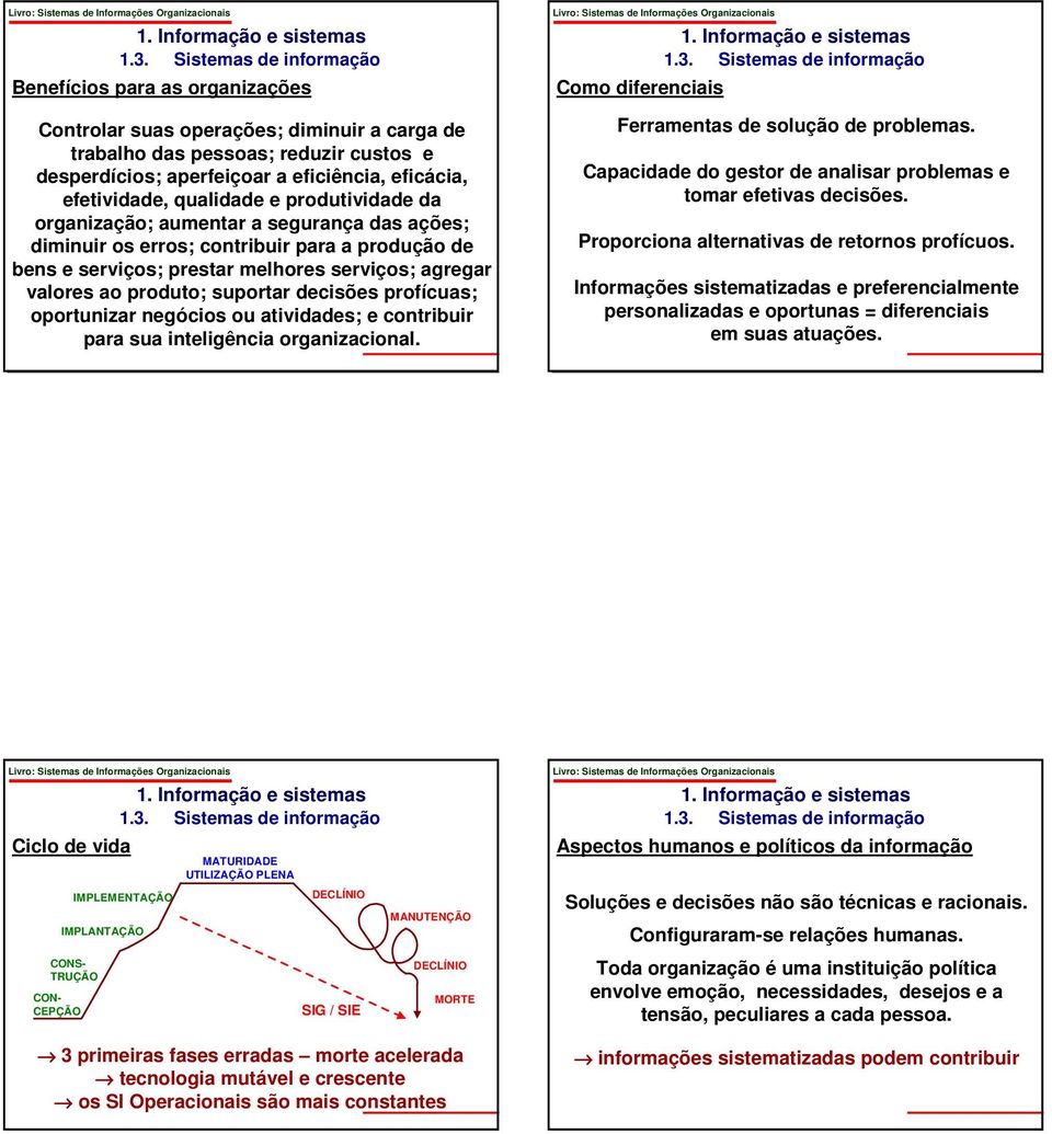 decisões profícuas; oportunizar negócios ou atividades; e contribuir para sua inteligência organizacional. Como diferenciais Ferramentas de solução de problemas.