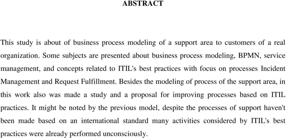 Management and Request Fulfillment.