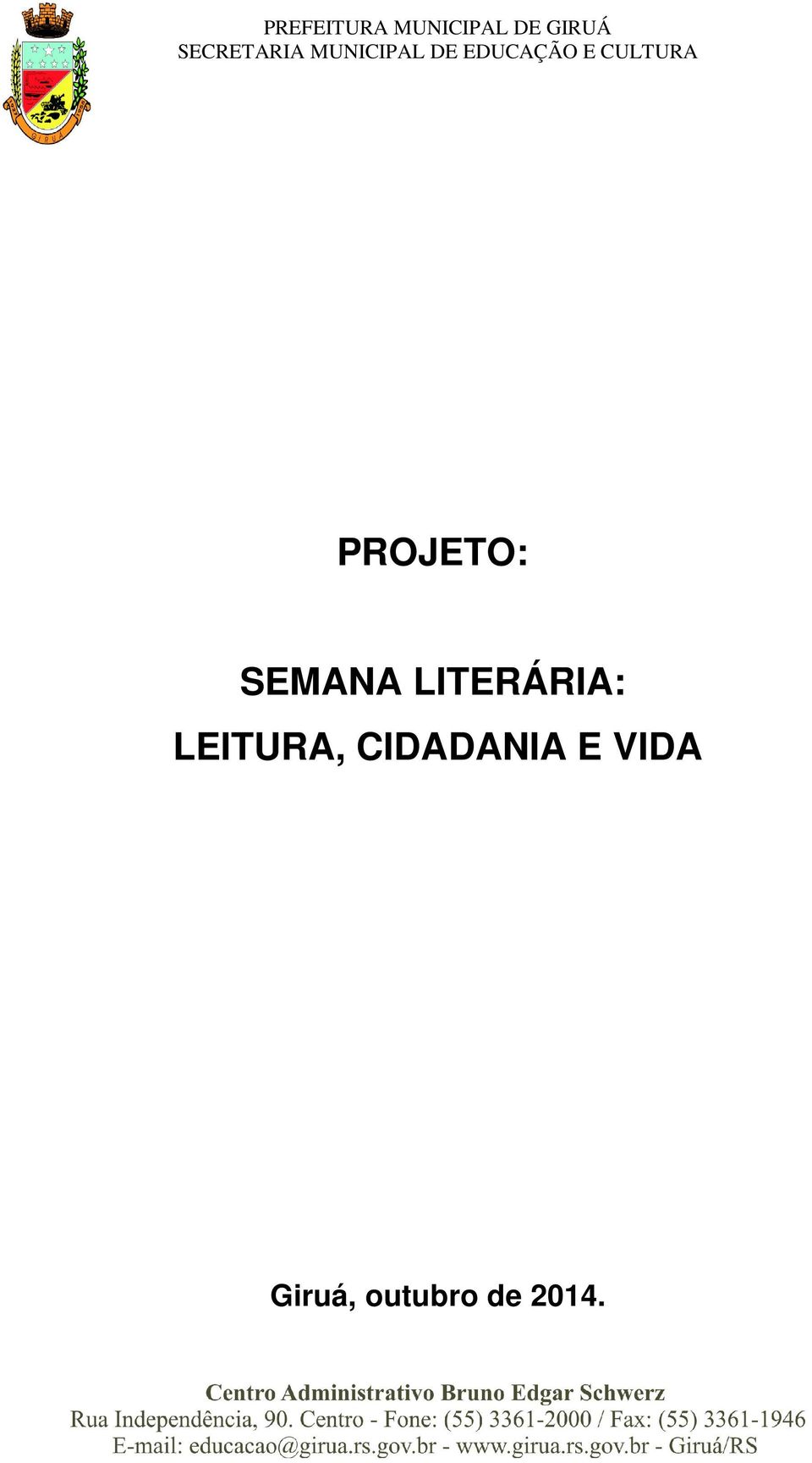 LEITURA, CIDADANIA