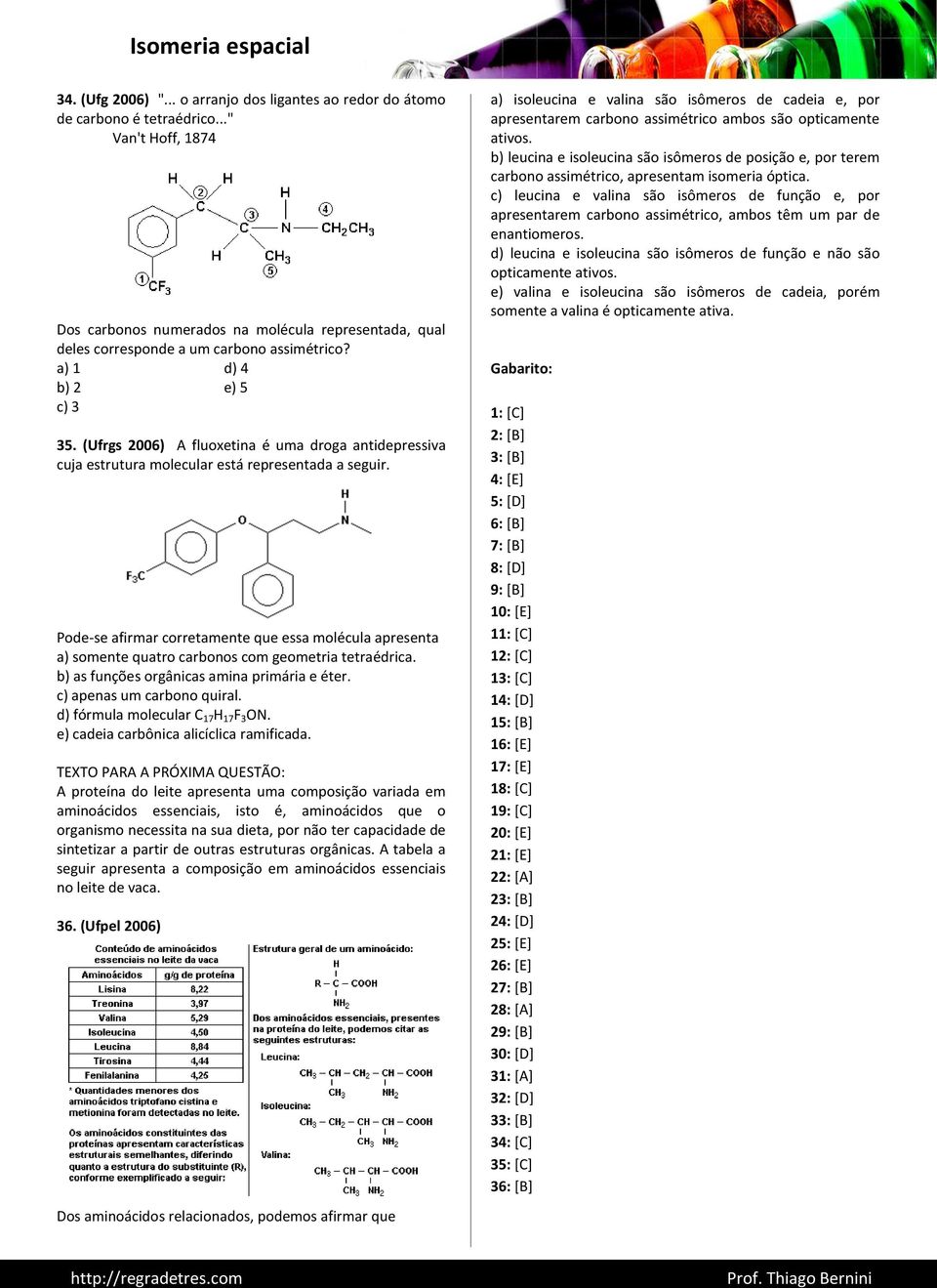 (Ufrgs 2006) A fluoxetina é uma droga antidepressiva cuja estrutura molecular está representada a seguir.