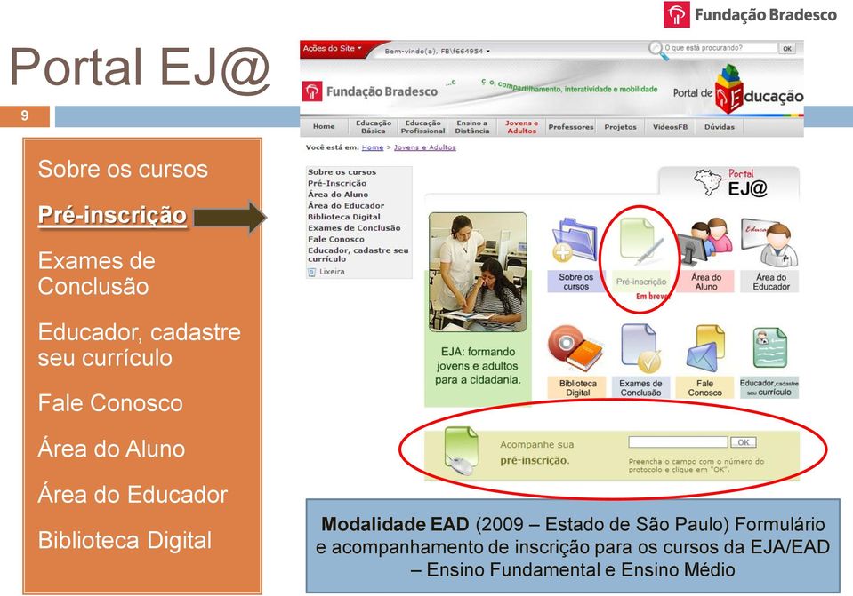 Digital Modalidade EAD (2009 Estado de São Paulo) Formulário e