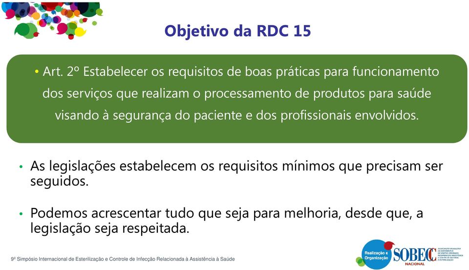 processamento de produtos para saúde visando à segurança do paciente e dos profissionais