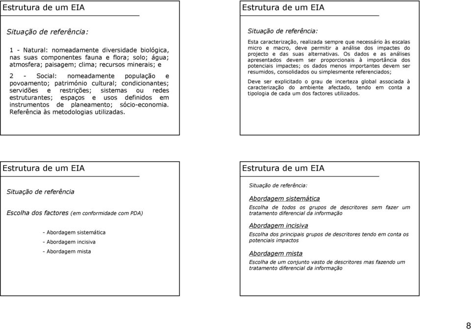 Referência às metodologias utilizadas.