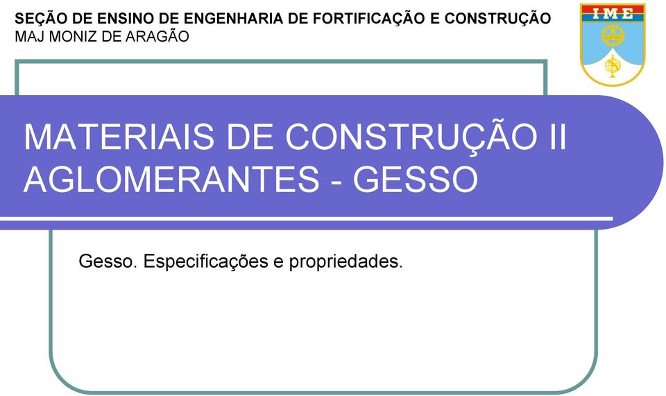 ARAGÃO MATERIAIS DE CONSTRUÇÃO II