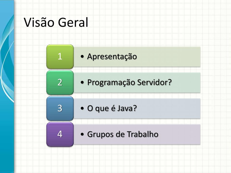 Programação Servidor?