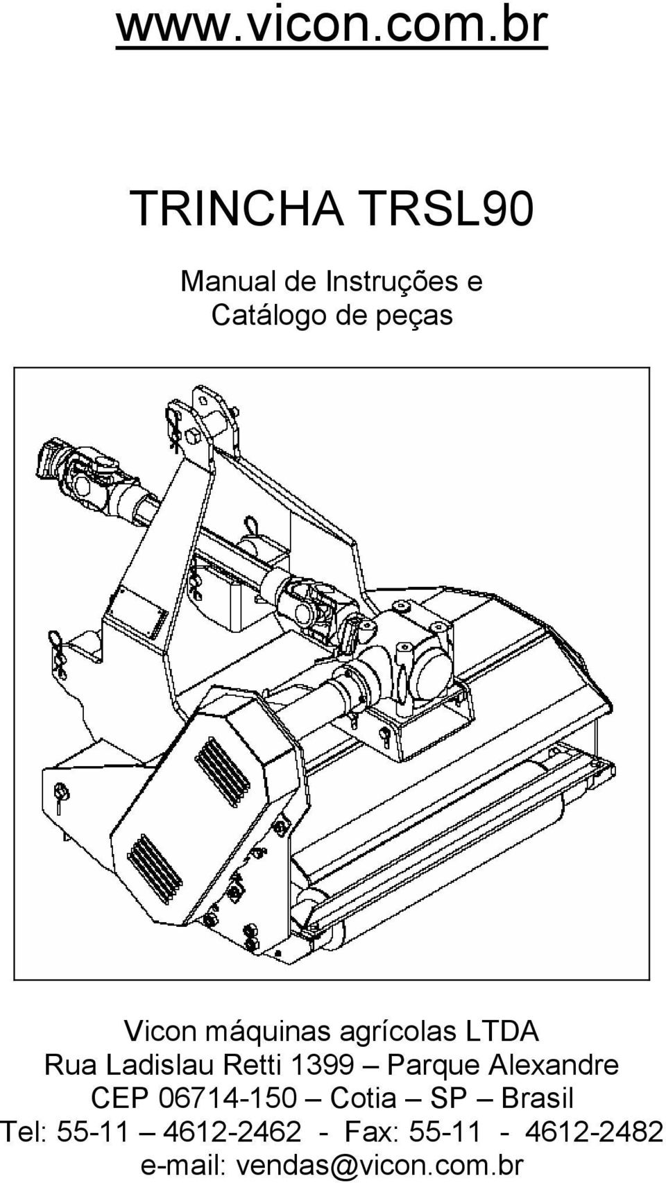 TRINCHA TRSL90 Manual de Instruções e Catálogo de peças - PDF Free Download