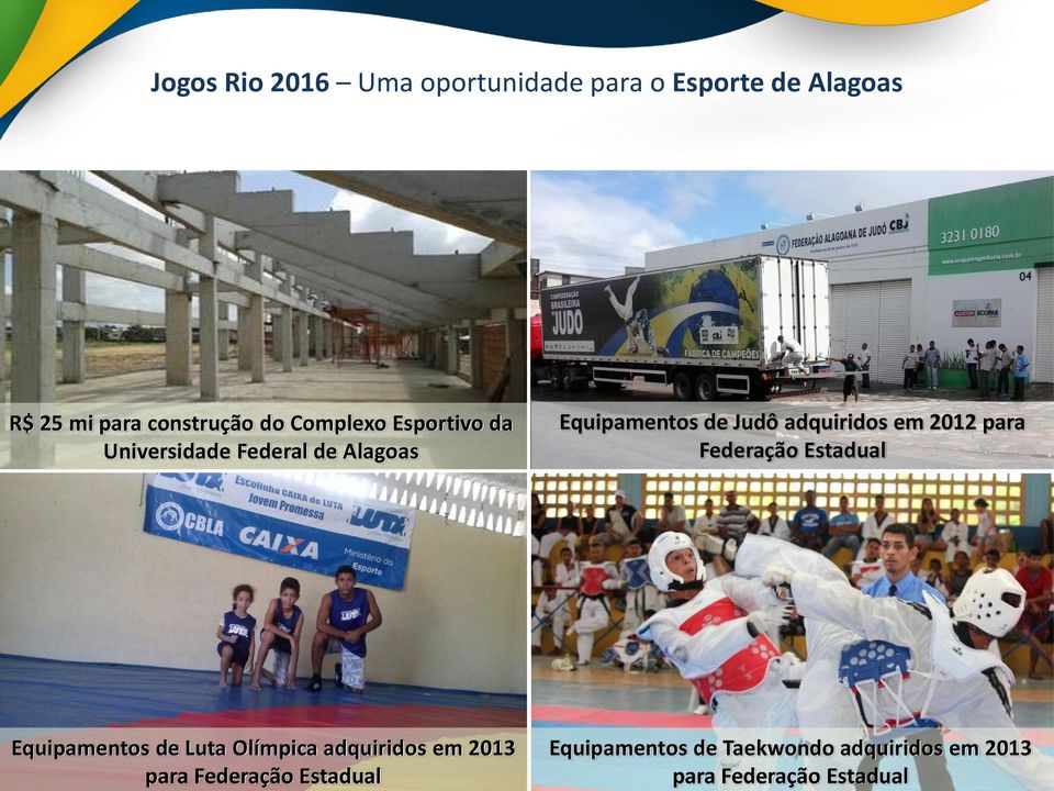 oportunidade para o Esporte de Alagoas R$ 25 mi para construção do Complexo Esportivo