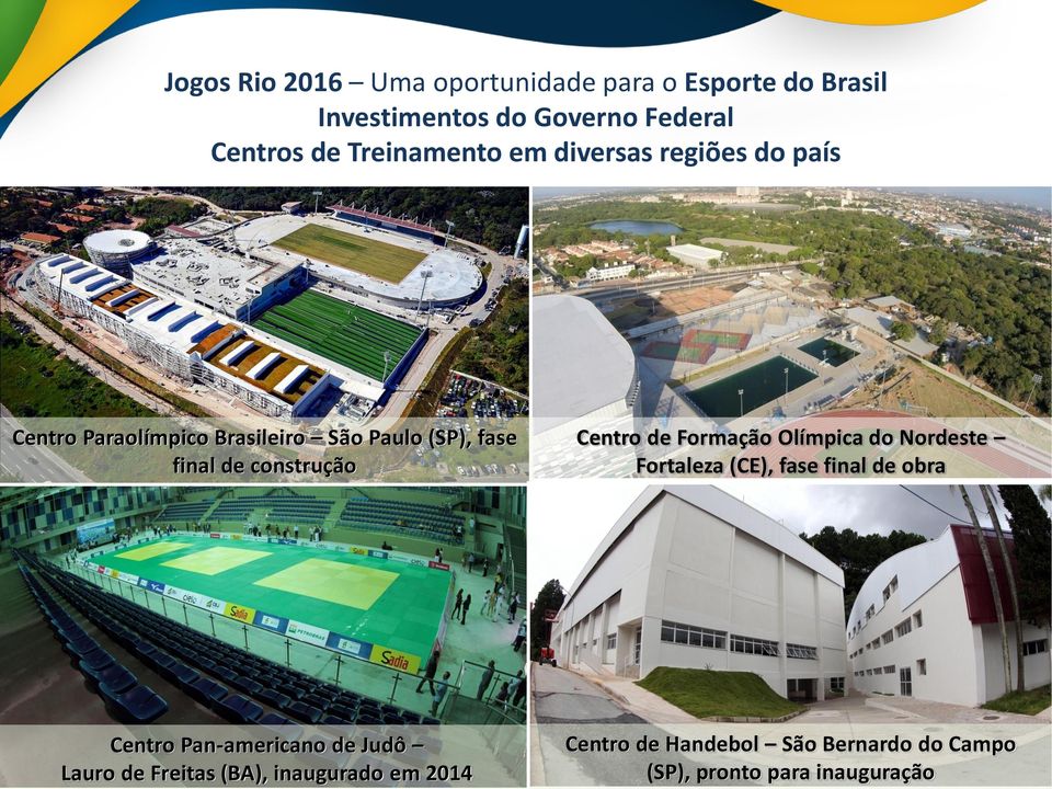 construção Centro de Formação Olímpica do Nordeste Fortaleza (CE), fase final de obra Centro Pan-americano