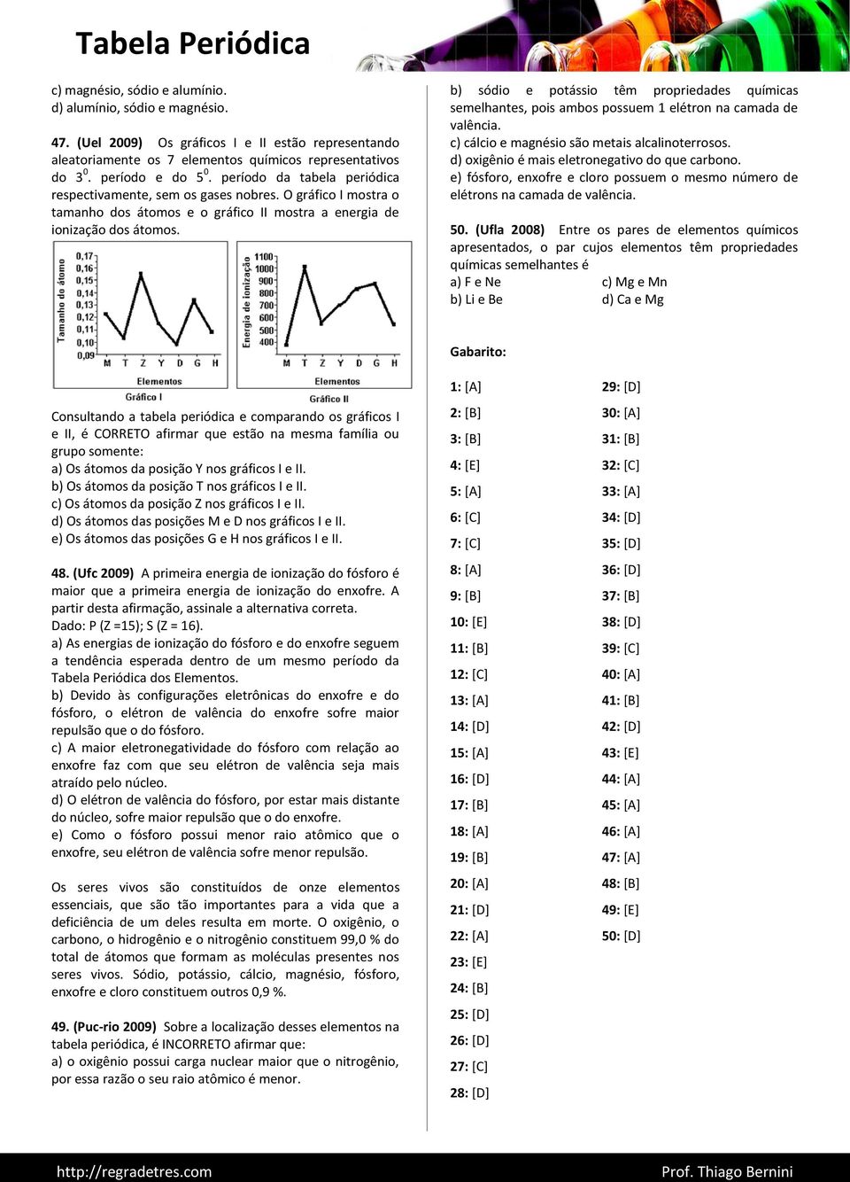 b) sódio e potássio têm propriedades químicas semelhantes, pois ambos possuem 1 elétron na camada de valência. c) cálcio e magnésio são metais alcalinoterrosos.